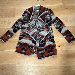 Lucky brand open front cardigan. Size large.